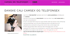 Desktop Screenshot of camsjov.dk